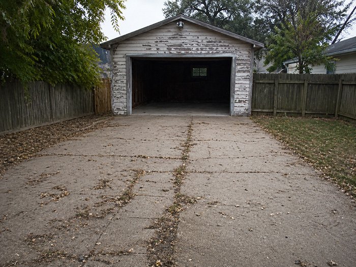 After junk removal clean garage